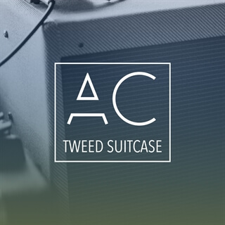 Tweed Suitcase