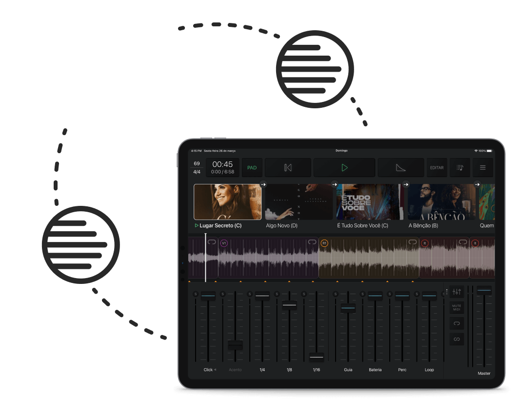 Player MultiTrack para Performance Ao Vivo MultiTracks Brasil